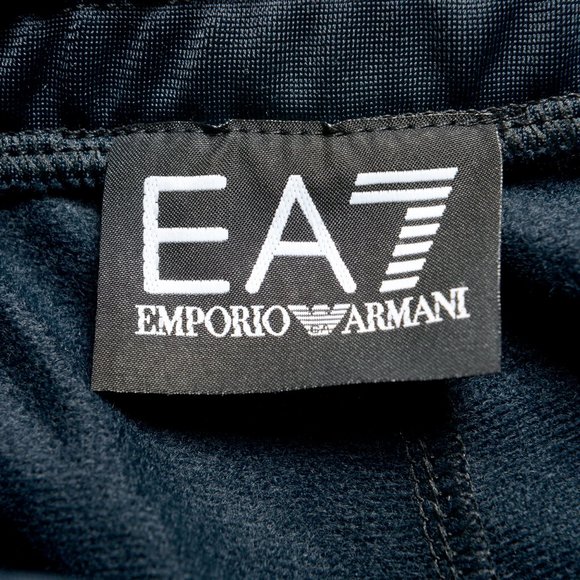 Emporio Armani EA7 "Train Big" Fleece Track Pants - Picture 5 of 5